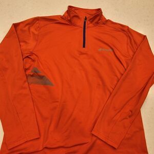 Babolat 1/4 zip long sleeved pullover. Size L